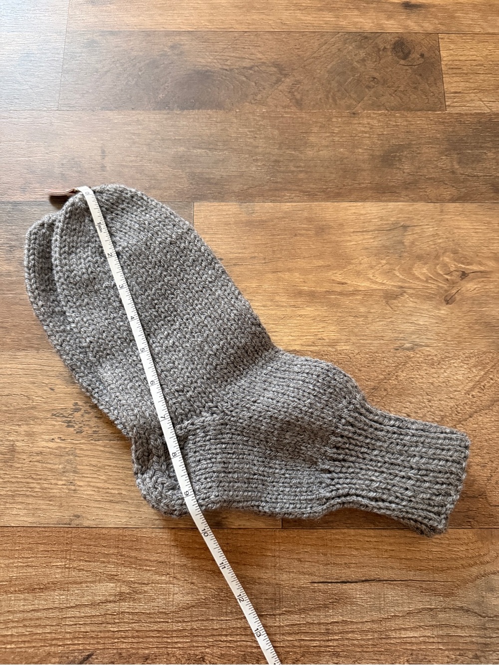 Handmade Grey Knit Socks